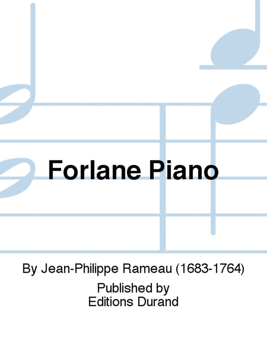 Forlane Piano