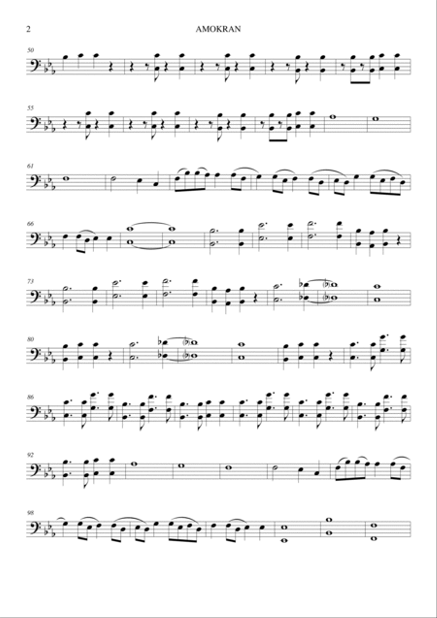 Danse amokrane pout orchestre Full Orchestra scores gallery preview page 6