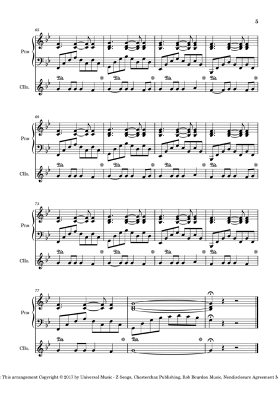 Numb Piano scores gallery preview page 5