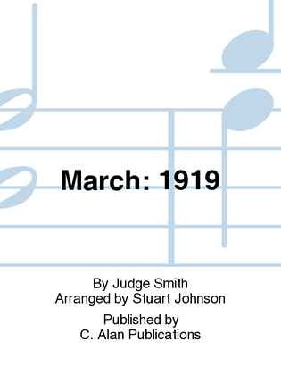 Book cover for March: 1919