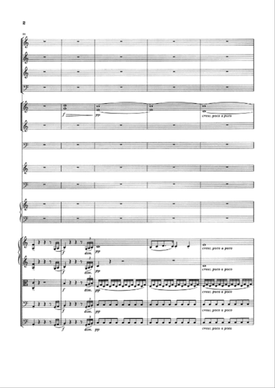 Concerto C major for Piano, Violin, Violoncello and Orchestra [Triple Concerto] op. 56 Orchestra scores gallery preview page 3