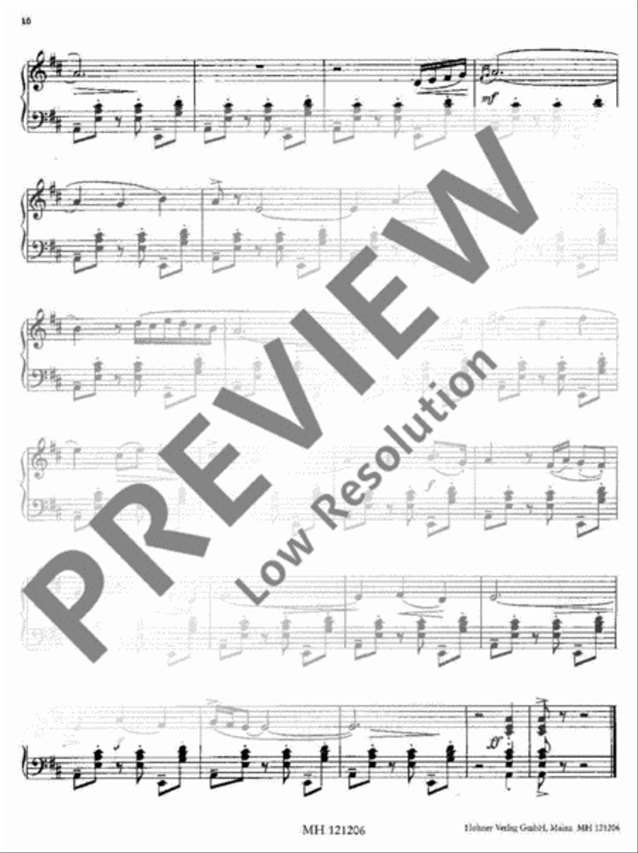 Zwölf Vortragsstücke im alten Stil Accordion scores gallery preview page 17