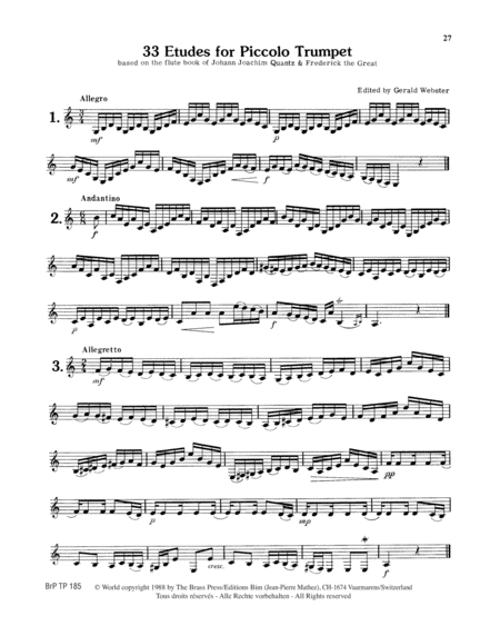 Method for Piccolo Trumpet Vol. 2