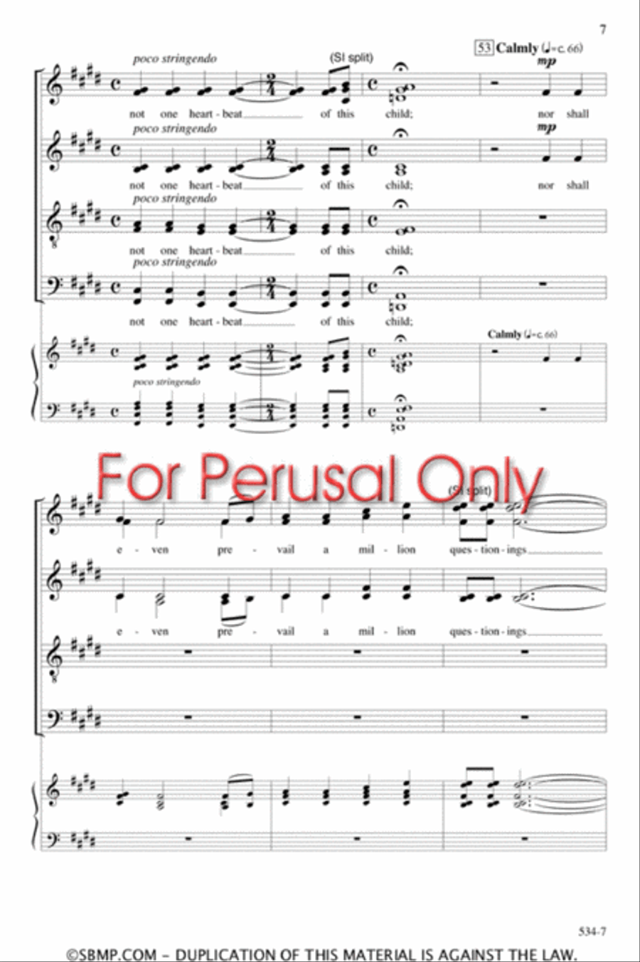 winter - SATB divisi Octavo Divisi scores gallery preview page 7