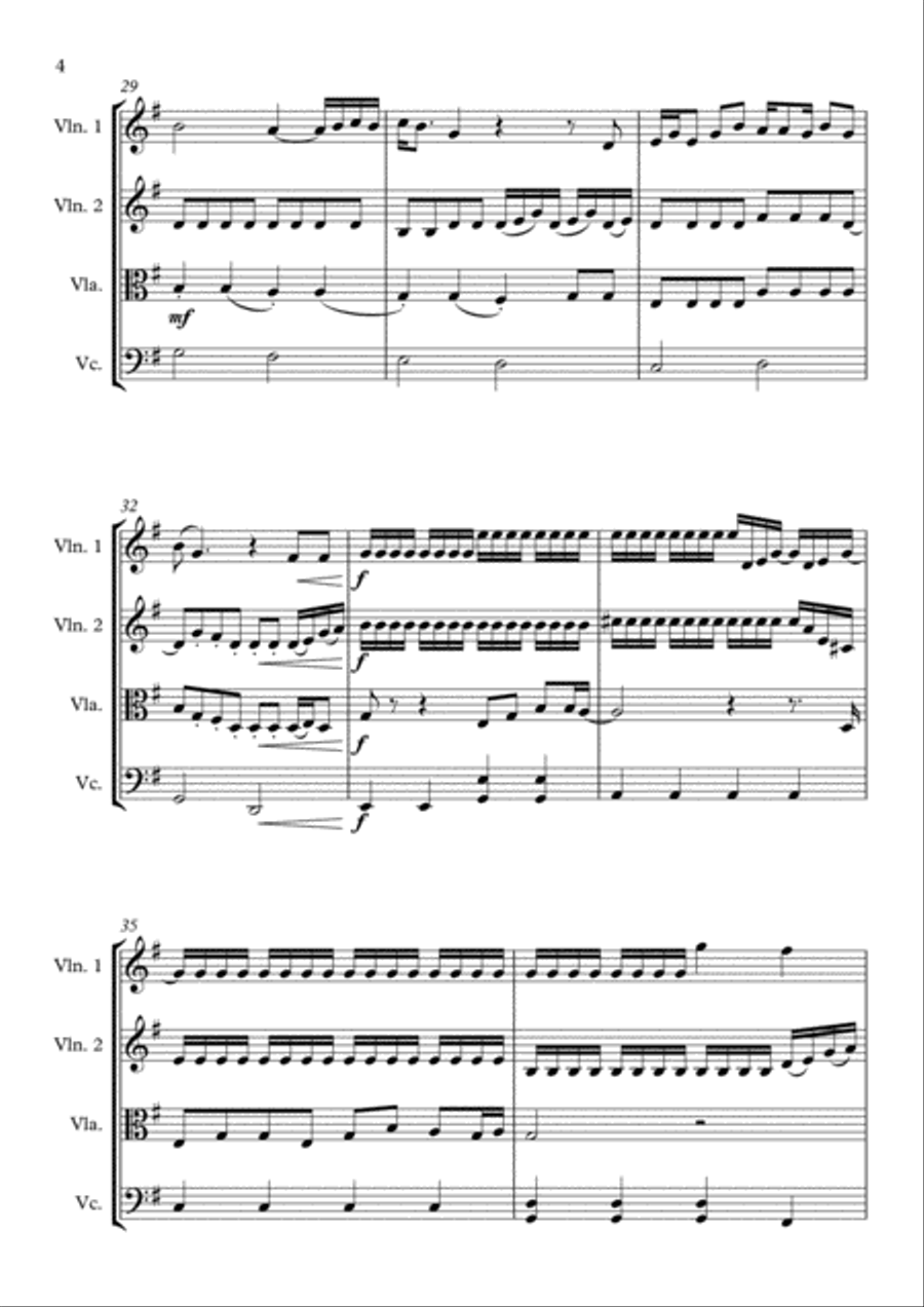Whatever String Quartet scores gallery preview page 4