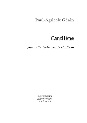 Book cover for Cantilene, opus 64