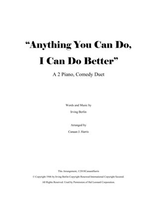 Book cover for Anything You Can Do