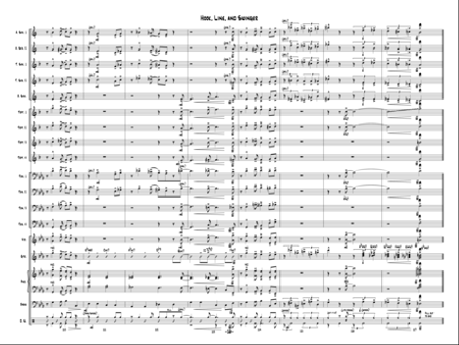 Hook, Line and Swinger Hook, Line and Swinger Jazz Ensemble scores gallery preview page 15