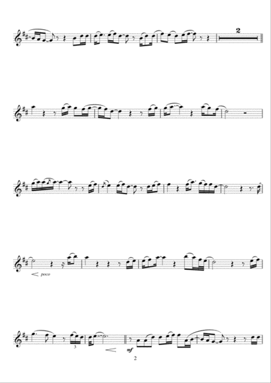 Up Where We Belong (from An Officer And A Gentleman) Clarinet Solo scores gallery preview page 2