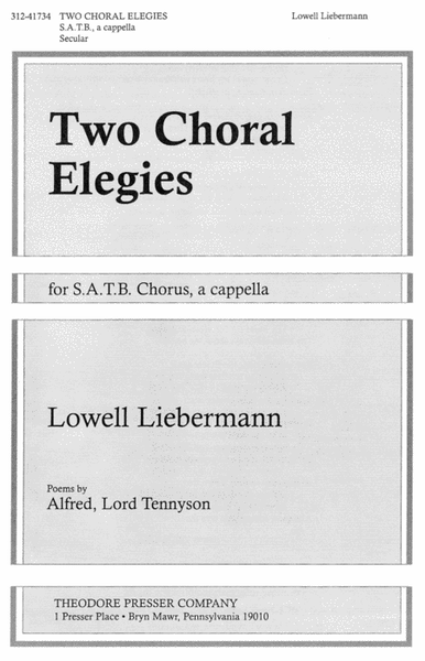 Two Choral Elegies