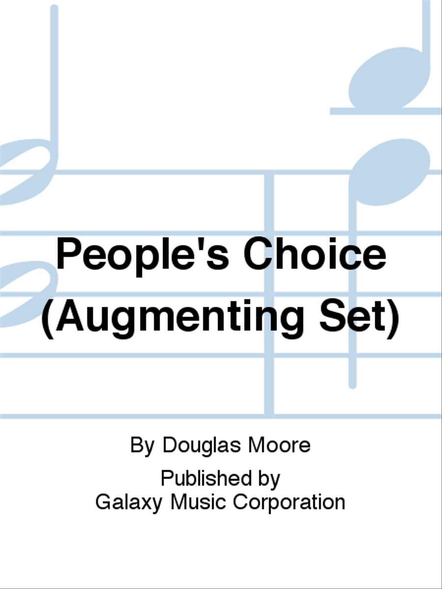 People's Choice (Augmenting Set) Concert Band scores gallery preview page 1