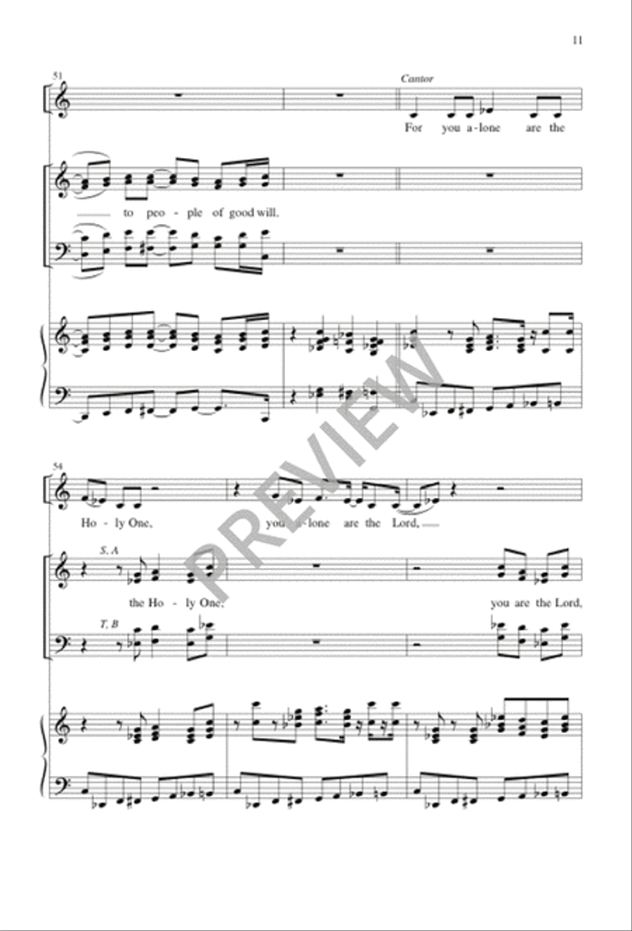 The Sound of My People - Choral / Accompaniment Edition 4-Part scores gallery preview page 12