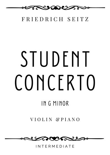 Seitz - Student Concerto No. 3 in G Minor - Intermediate image number null