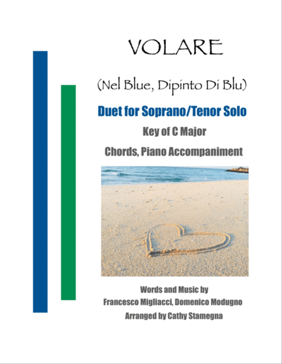 Volare Piano scores gallery preview page 1