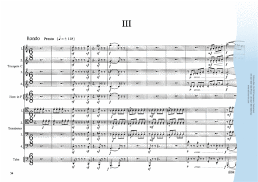 Brass Symphony Horn scores gallery preview page 14
