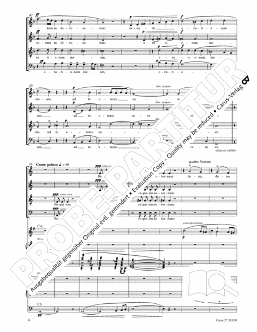 Messa da Requiem 4-Part scores gallery preview page 9