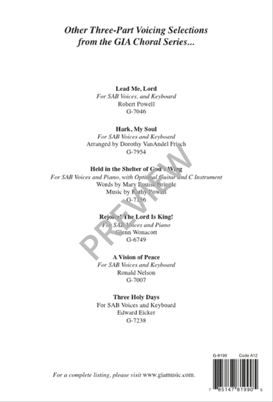 Dona Nobis Pacem Dona Nobis Pacem 3-Part scores gallery preview page 11