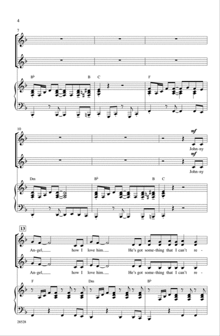 '60s Chicks (A Medley) Choir scores gallery preview page 3