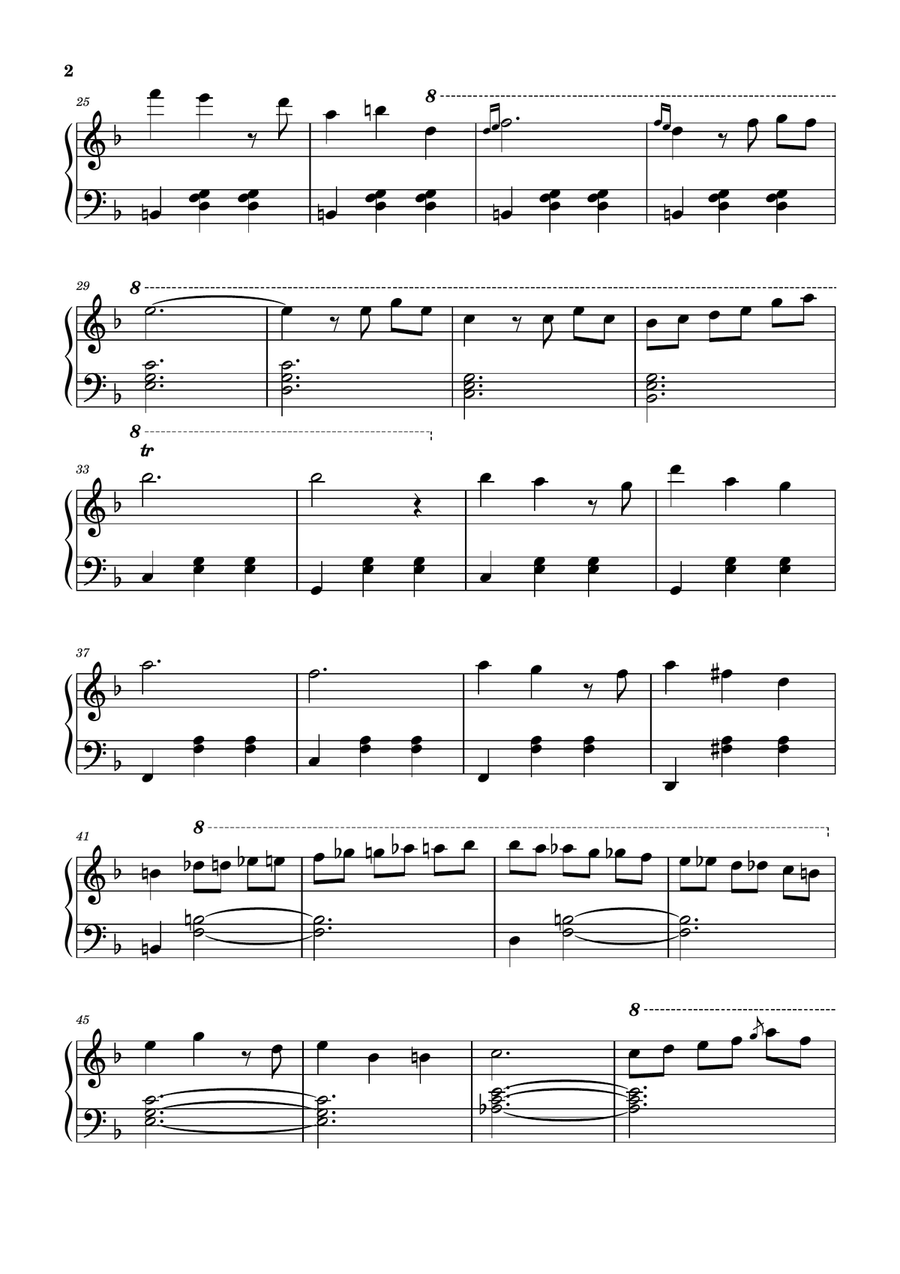 Married Life Married Life Piano Solo scores gallery preview page 2