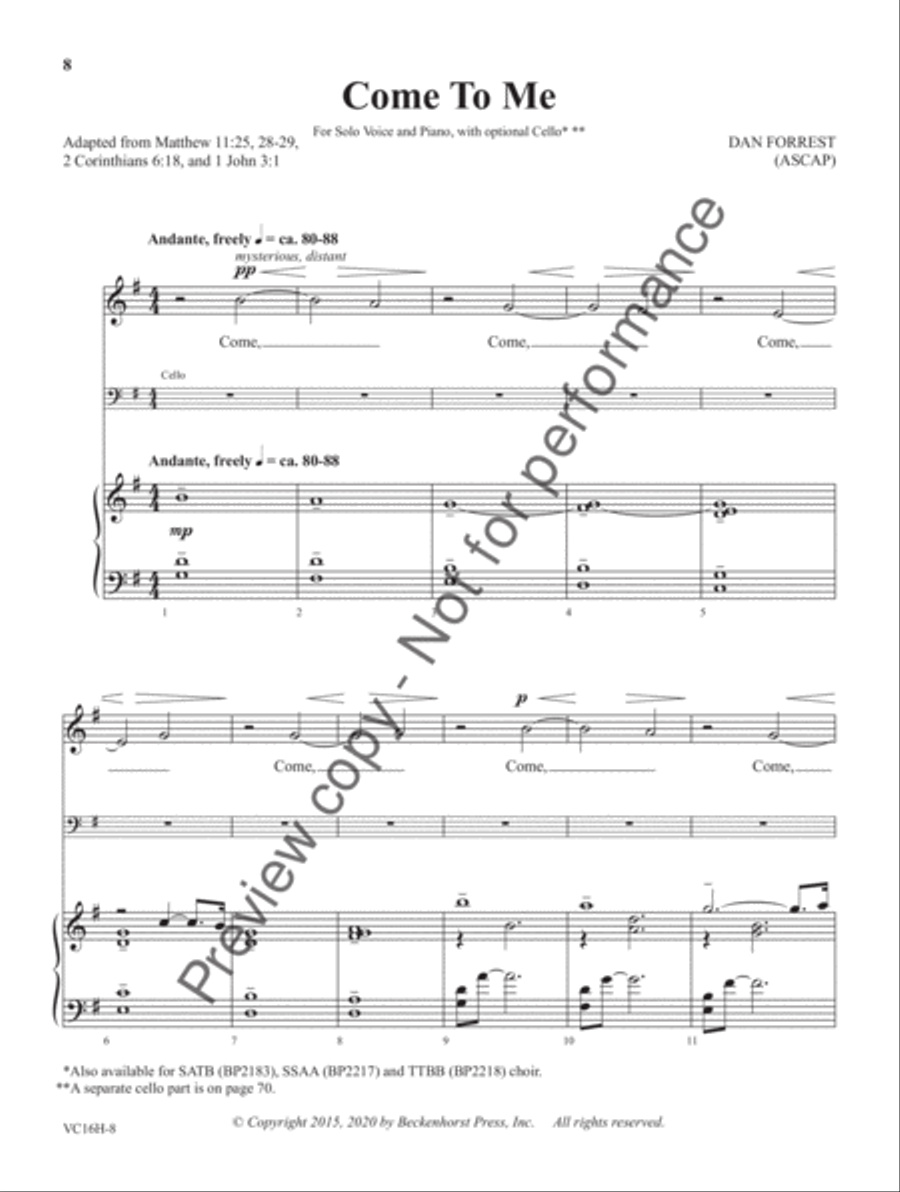 Songs for the Journey - High Voice High Voice scores gallery preview page 5