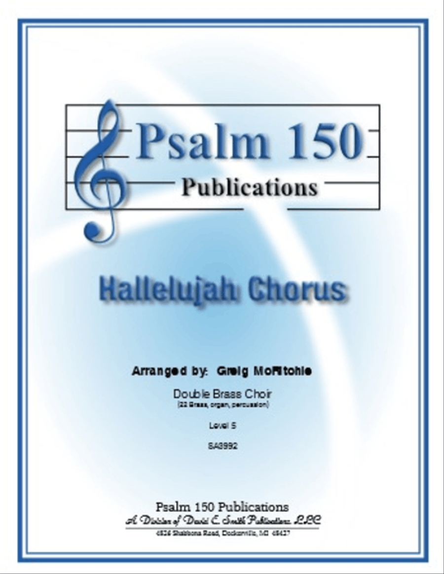 Hallelujah Chorus Brass Ensemble scores gallery preview page 1