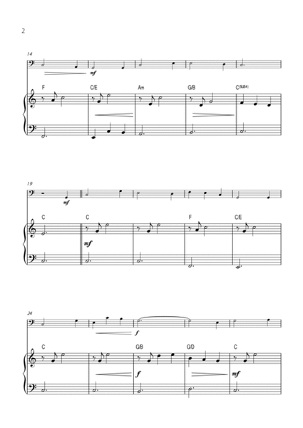 "Amazing Grace" - Beautiful easy version for TUBA and PIANO image number null