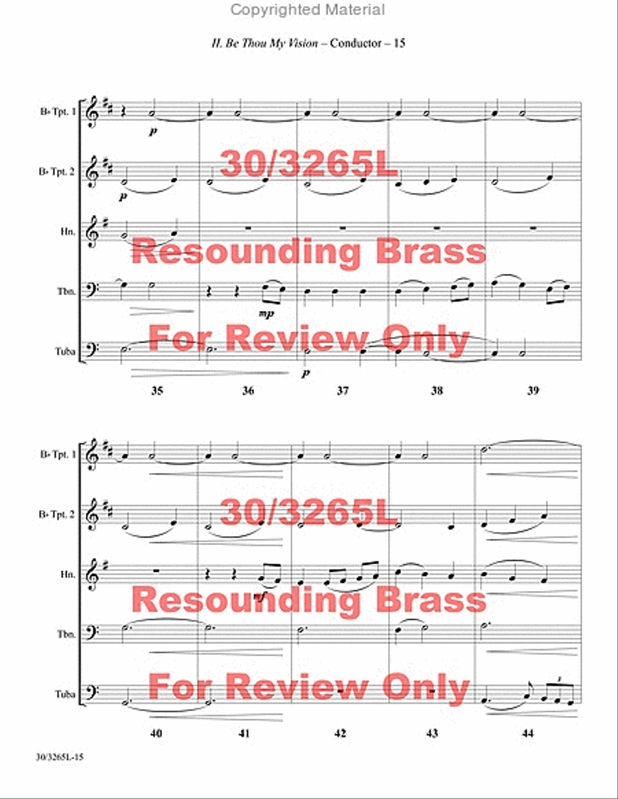 Resounding Brass Brass Quintet scores gallery preview page 16