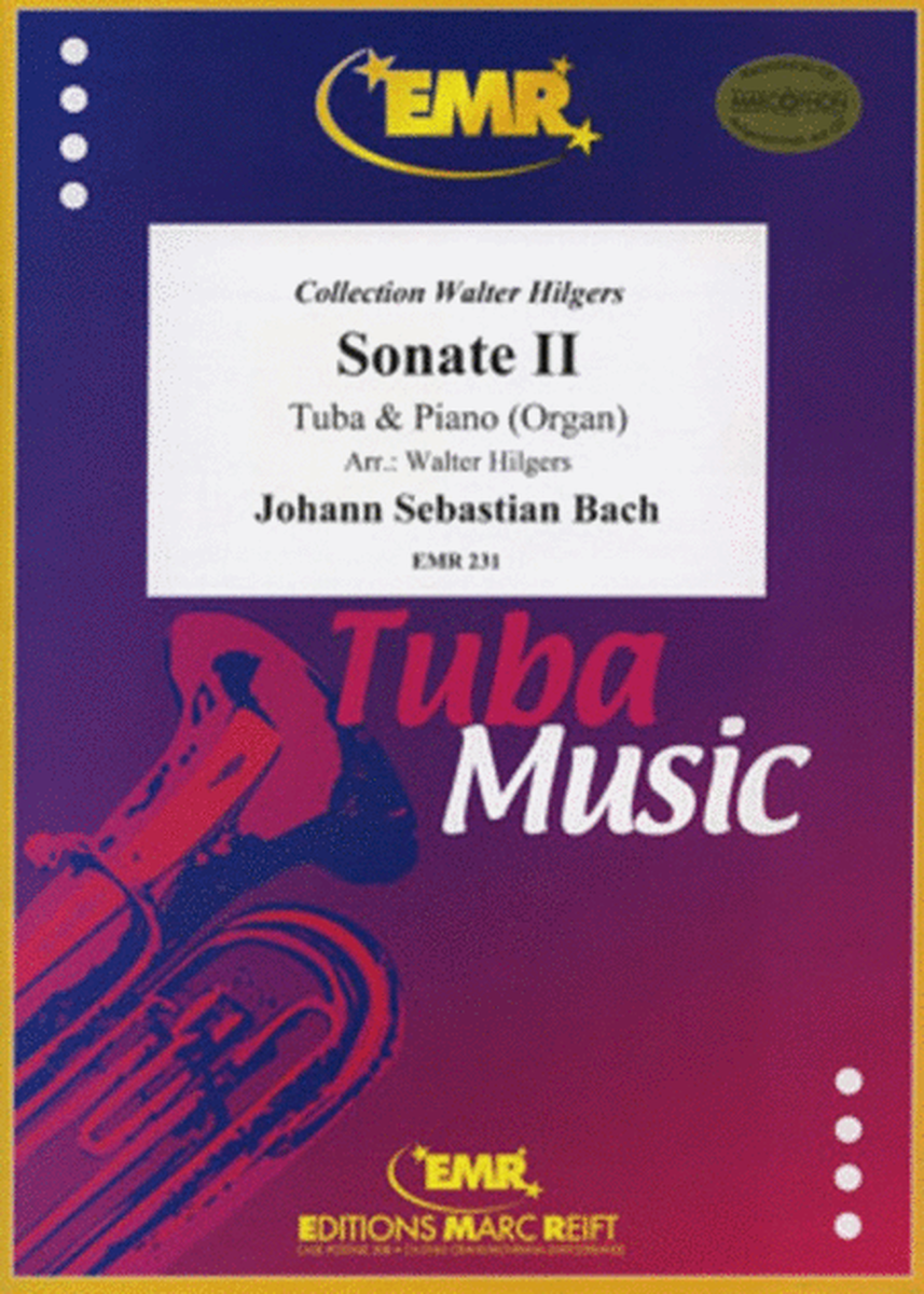 Bach - Sonata No 2 For Tuba/Piano Arr Hilgers