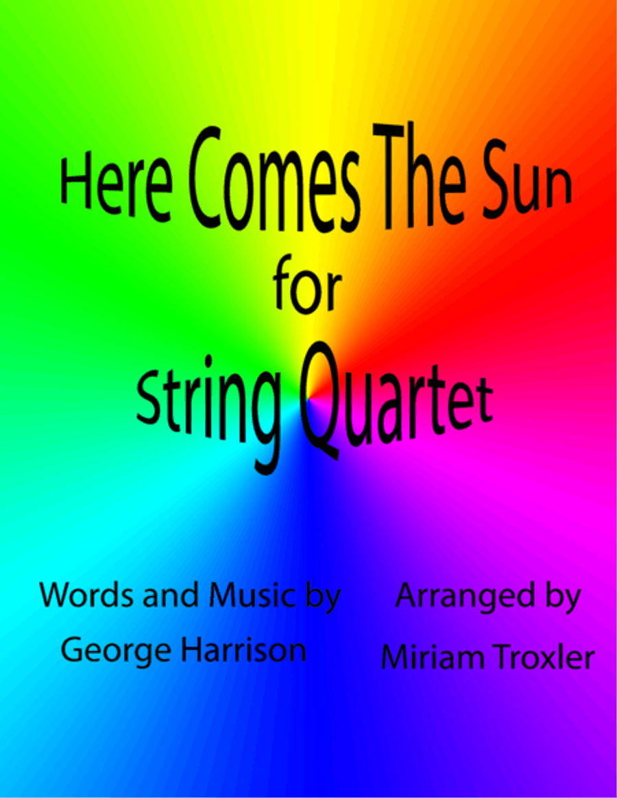 Here Comes The Sun String Quartet scores gallery preview page 1