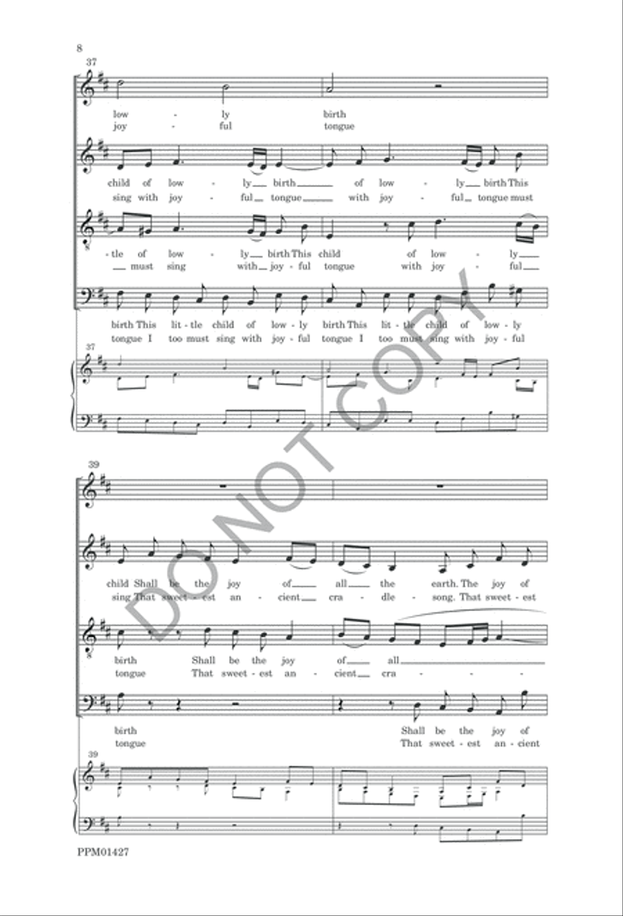 From Heaven Above to Earth I Come 4-Part scores gallery preview page 11