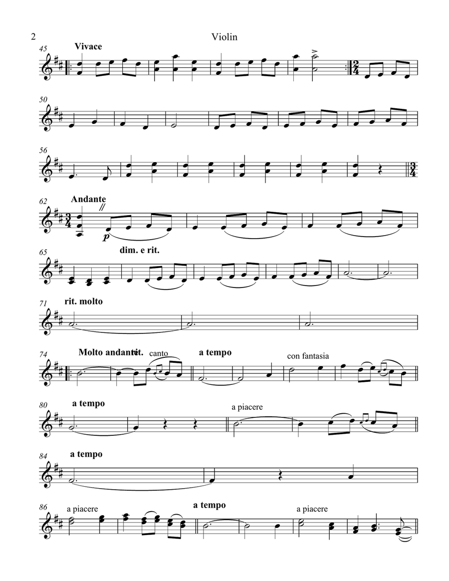 Jota Jota Violin Solo scores gallery preview page 2