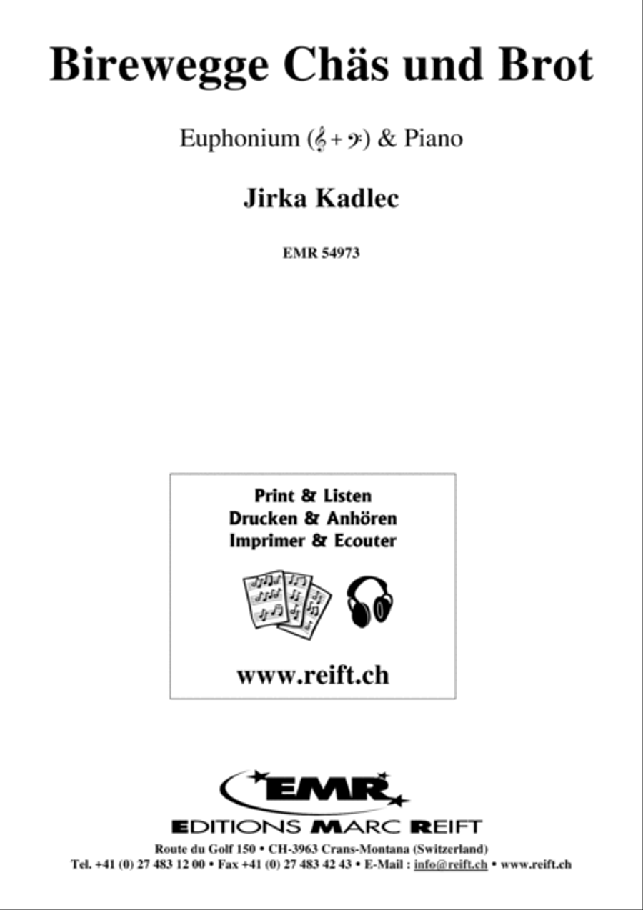 Birewegge Chas und Brot Euphonium scores gallery preview page 2