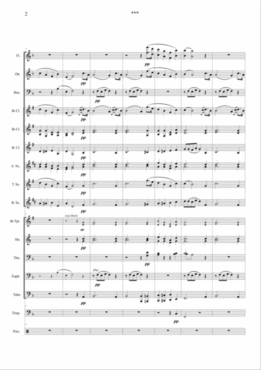 *** (UNTITLED) n. 30 from KINDERALBUM by Schumann - for Wind Band/Ensemble Concert Band scores gallery preview page 3