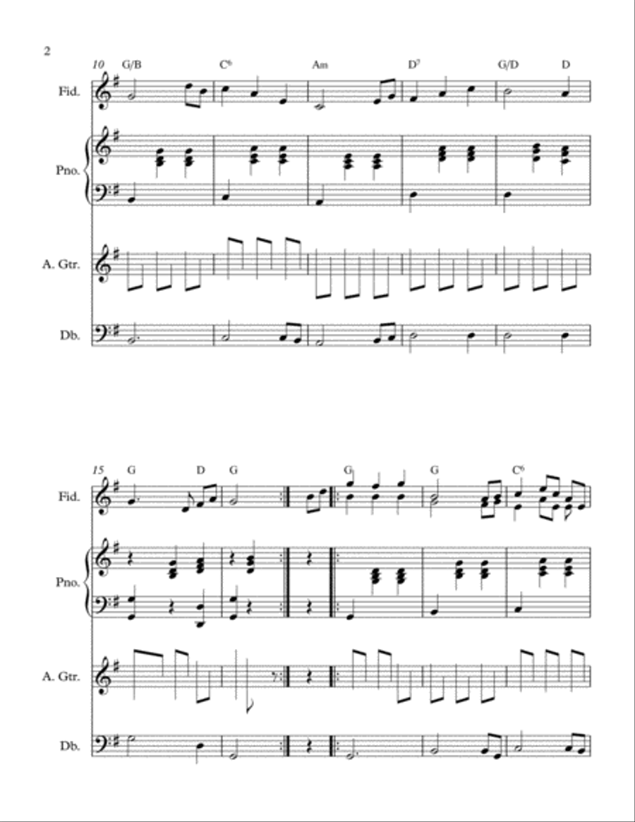 Fiddle Set No 6 Piano, Vocal, Guitar scores gallery preview page 2