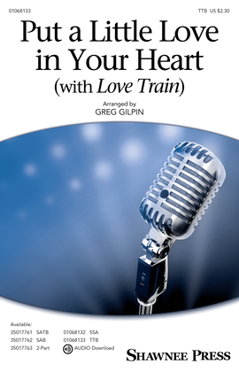Book cover for Put a Little Love in Your Heart (with “Love Train”)