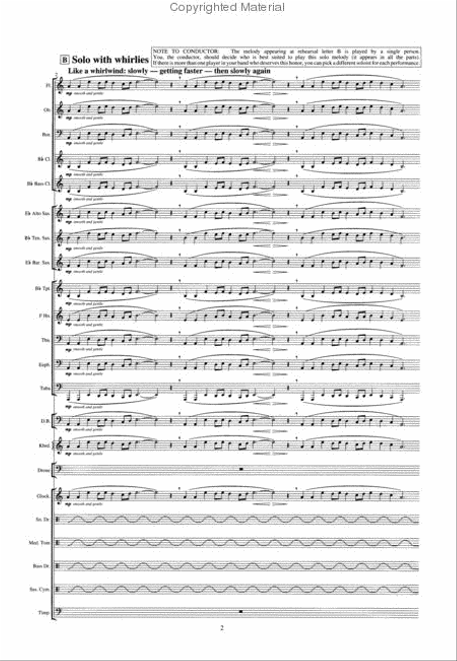 Whirlwind Concert Band scores gallery preview page 3