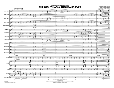 The Night Has A Thousand Eyes - Conductor Score (Full Score)