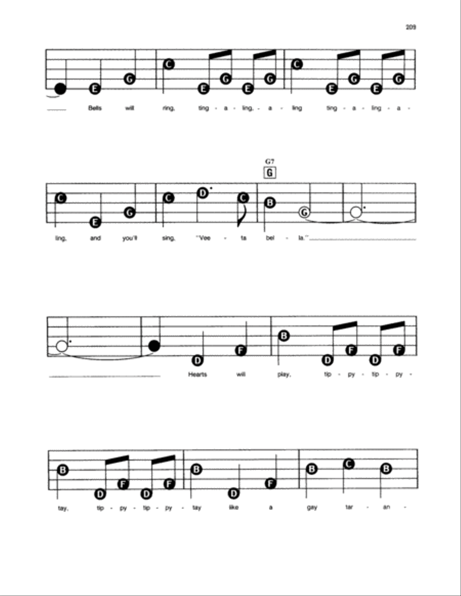That's Amore (That's Love) Electronic Keyboard scores gallery preview page 2