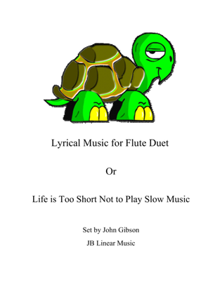 Book cover for Lyrical Music for Flute Duet