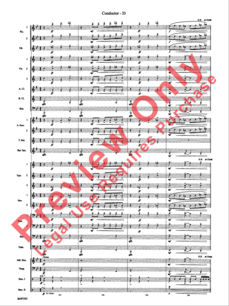 The Maelstrom Concert Band scores gallery preview page 36