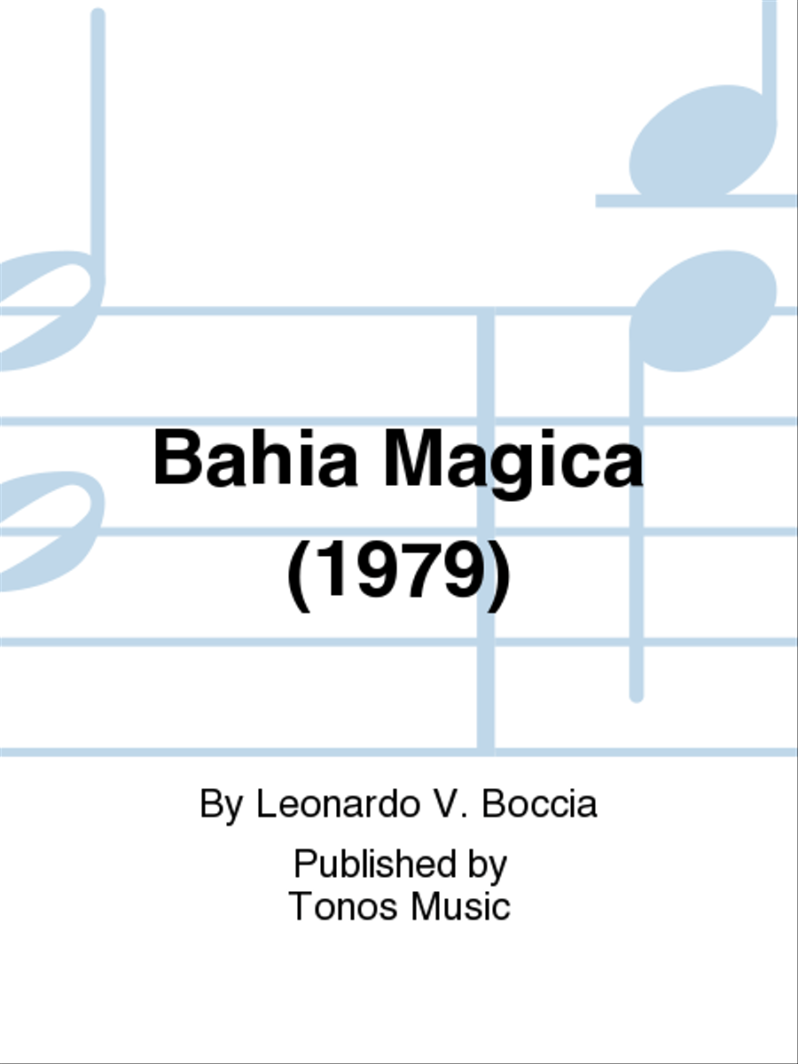 Bahia Magica (1979) Guitar scores gallery preview page 1