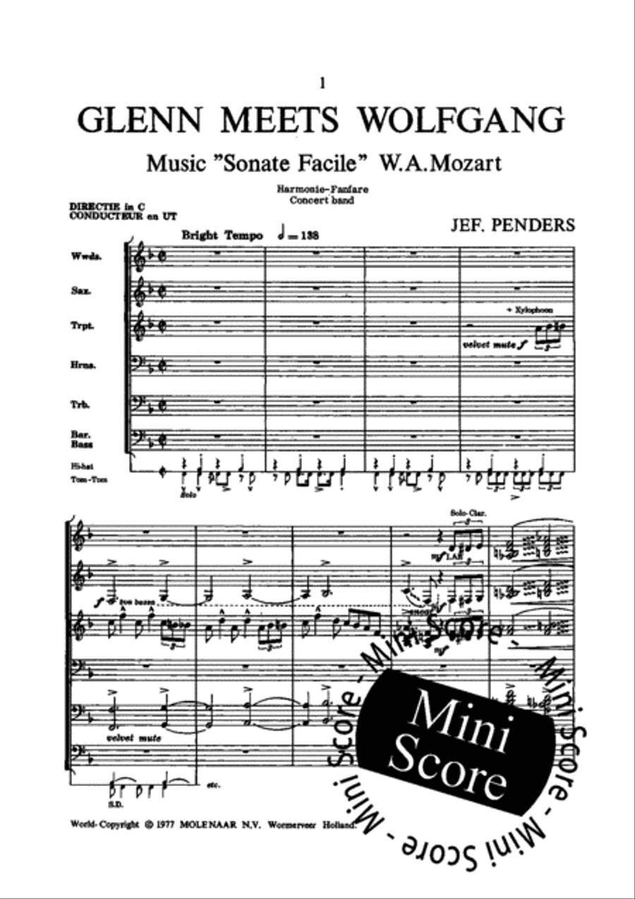 Glenn Meets Wolfgang Glenn Meets Wolfgang Big Band scores gallery preview page 5