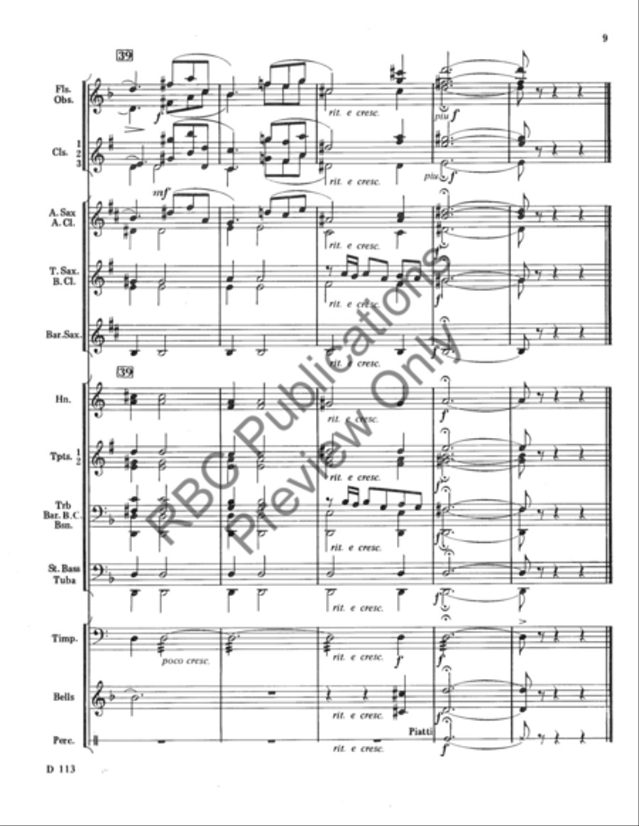 Preludium Preludium Concert Band scores gallery preview page 10
