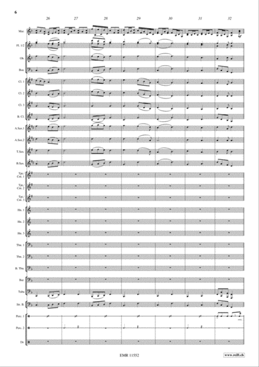 You're So Cool You're So Cool Concert Band scores gallery preview page 7