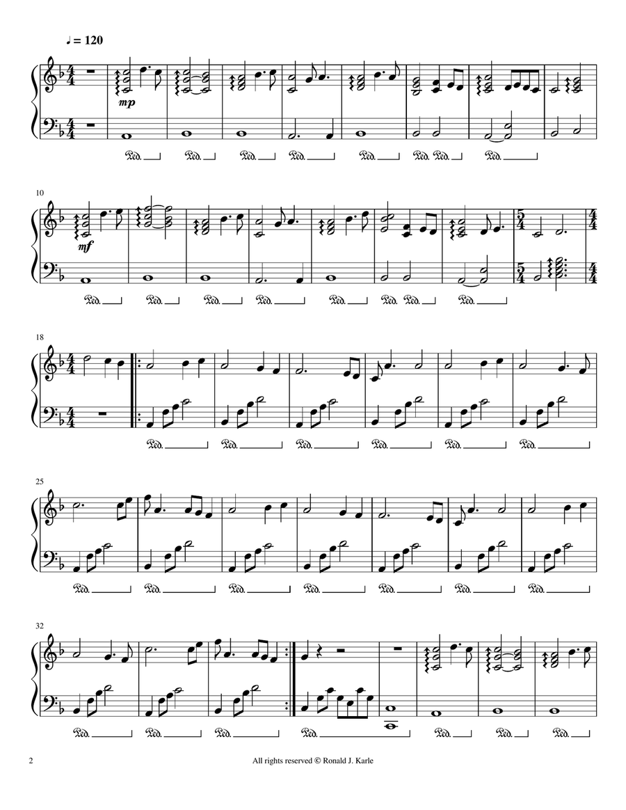 Meditation Eight Piano Method scores gallery preview page 2