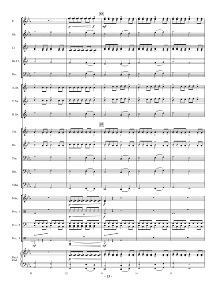 Barrage Concert Band scores gallery preview page 12