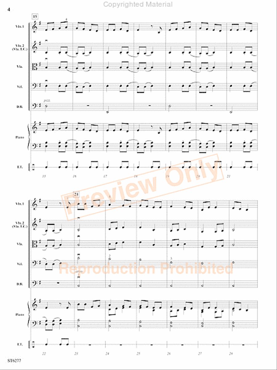 The Huron Carol The Huron Carol String Orchestra scores gallery preview page 5