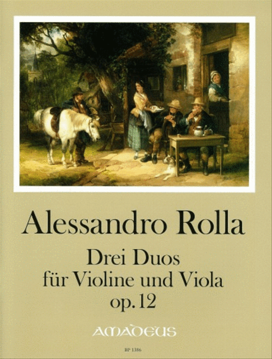 3 Duos op. 12 Viola scores gallery preview page 1