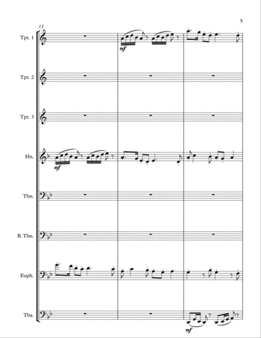 Elements for Brass Octet School and Community scores gallery preview page 5