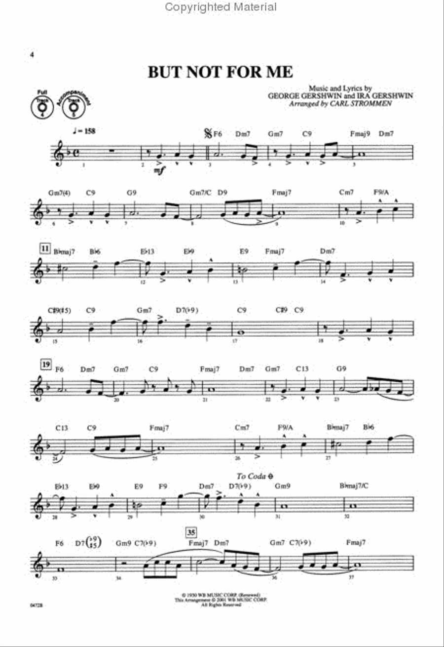 Gershwin by Special Arrangement Clarinet Solo scores gallery preview page 3